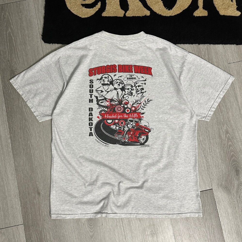 2013 Sturgis Bike Week South Dakota 73rd Annual Alstyle Men's T-Shirt - Size XL
